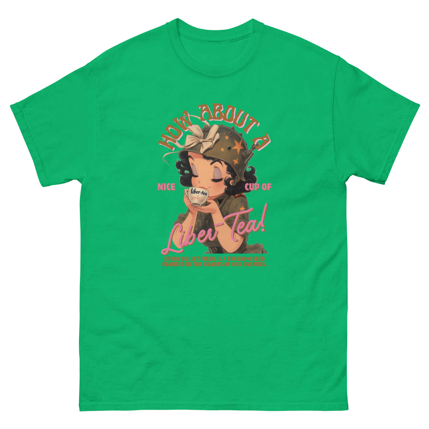 HDV001T How About a Nice Cup of Liber-Tea! Helldivers Tshirt